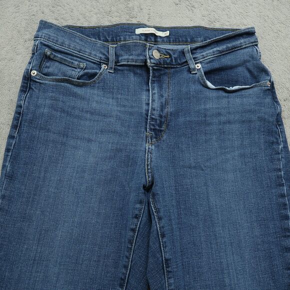 Levi's Jeans Women's Size 10M Blue Mid-Rise Classic Straight Denim 28.5" Inseam - Picture 14 of 16